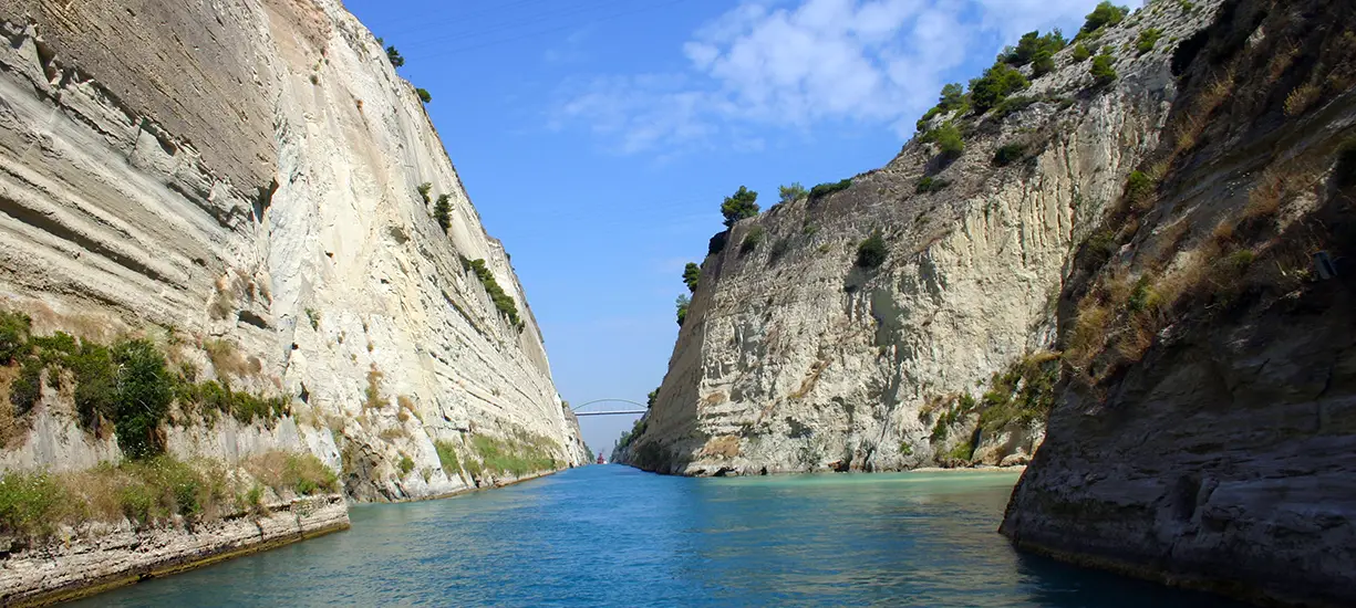 Photo of Corinth Canal from Sea